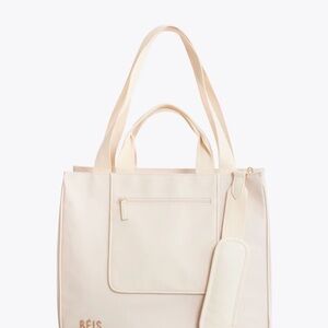 BEIS Beige East West Tote - NWT